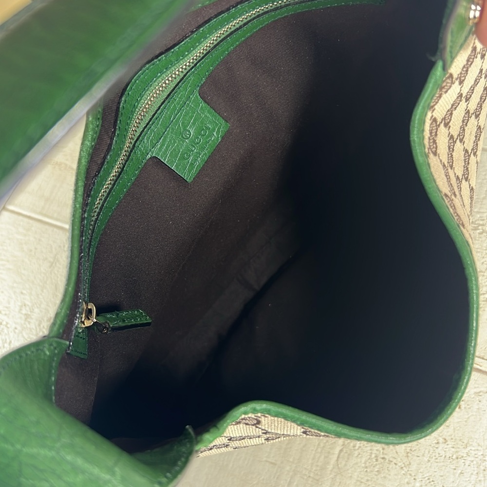 Sold on other platform Gucci Jackie Sherry Green One Shoulder bag - Picture 14 of 16